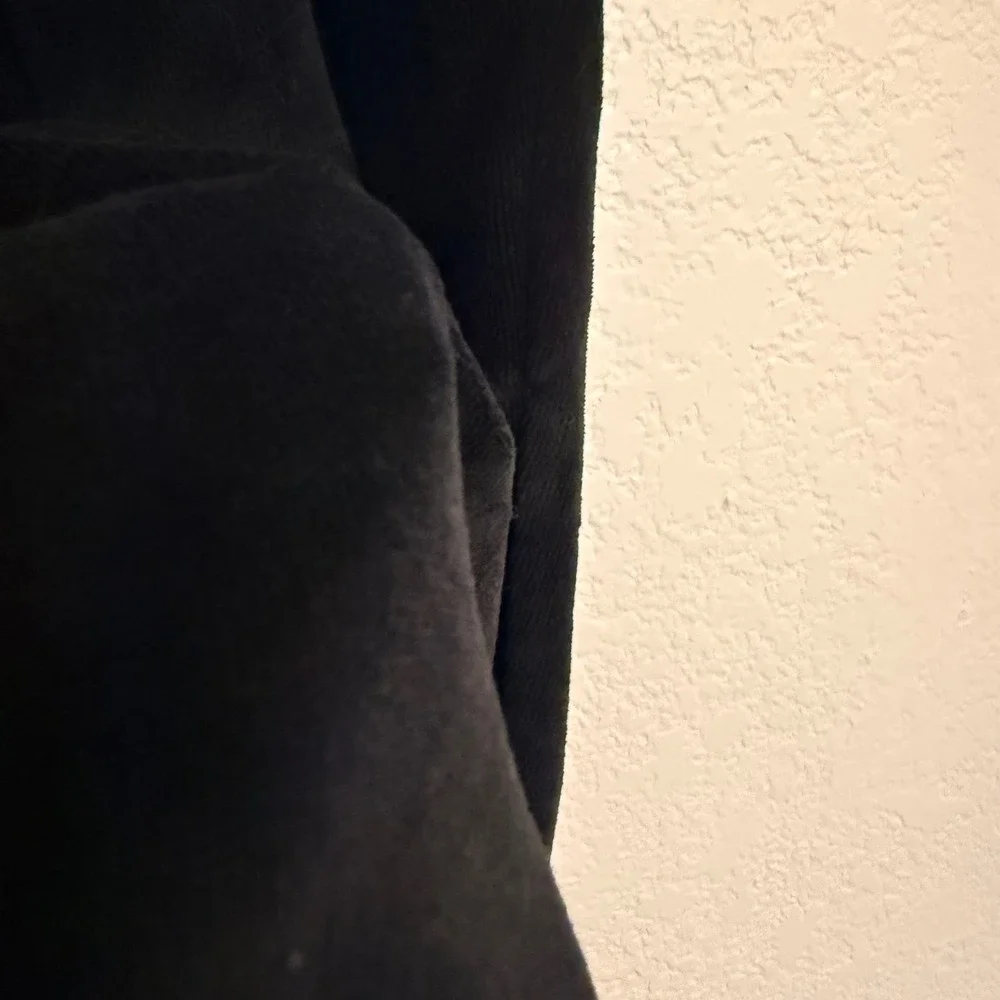 Polo Ralph Lauren Mens Velour Tracksuit Set Black Zip Jacket Joggers XXL